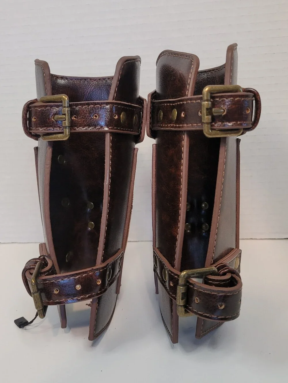 Steampunk Armbands W/ Decorative watch Combat Arm Bracers Medieval Armor Costume
